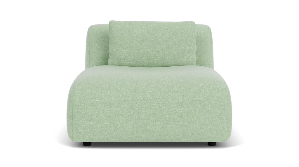 Bird Armless Chaise Ceder Soft Green