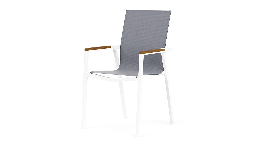 Cape Outdoor Dining Chair White