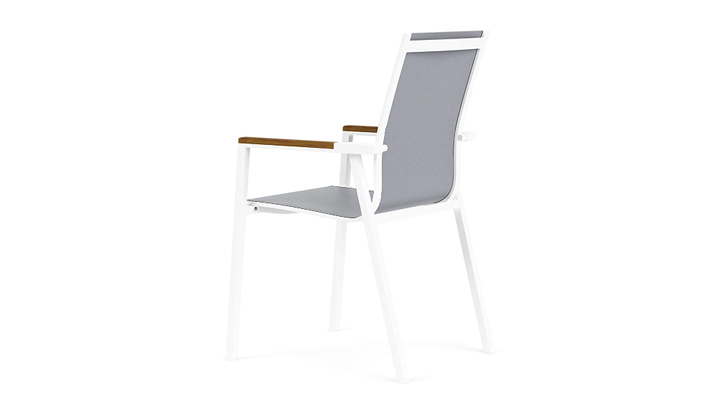 Cape Outdoor Dining Chair White