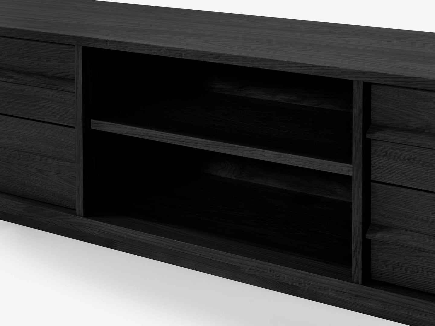 Marcel Media Unit 65" - Black Oak