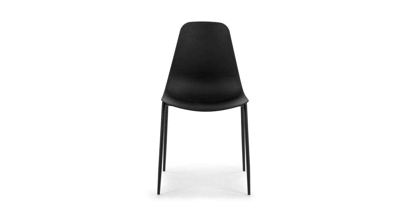 Pure Black Dining Chair