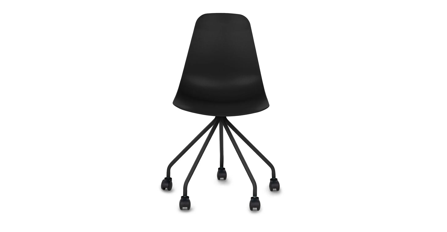 Pure Black Office Chair