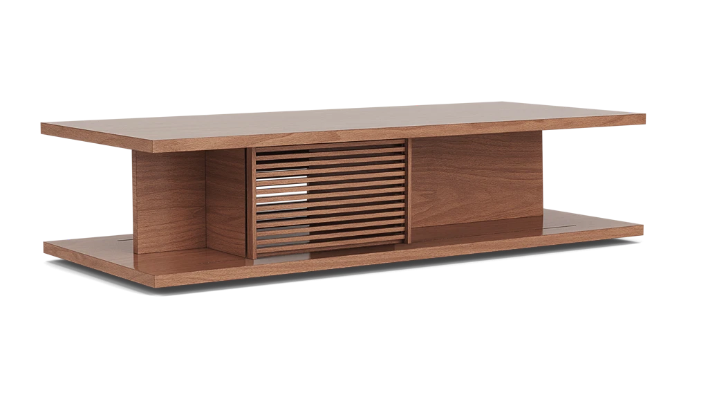 Plank Rectangular Coffee Table - 50" Walnut