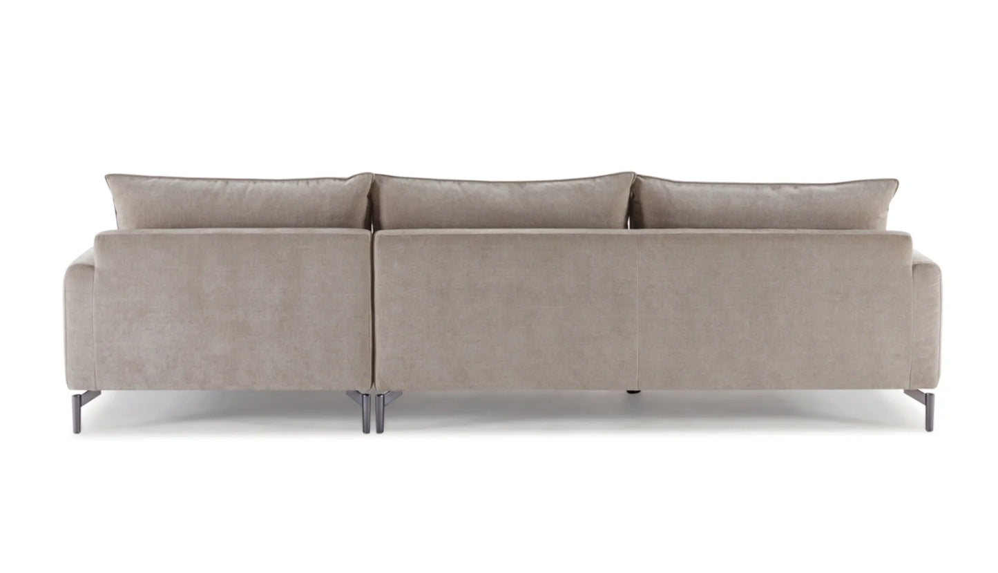 Regent Taupe Right Sectional